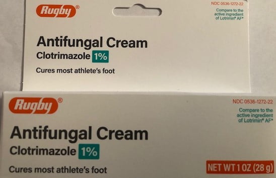 Rugby Clotrimazole Antifungal 1% Cream Clotrimazole-1 %   28g