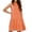 Orange, variant on Vedolay Elegant Dresses Women's Summer Casual Dress Short Sleeve Boho Beach Tshirt Dresses Cover ups,Black XL