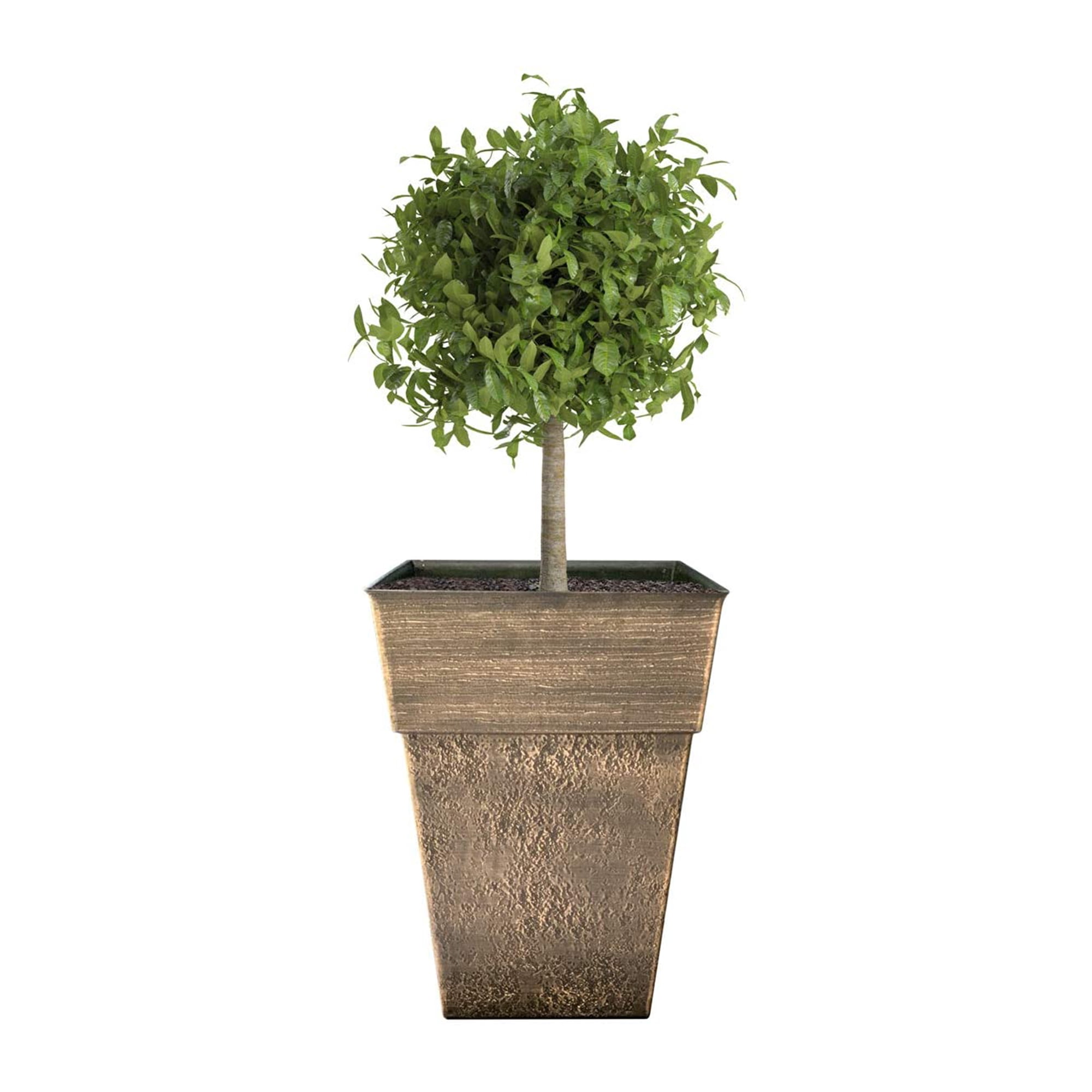 The HC Companies Avino 16 Inch Square Planter Pot (4 Pack)