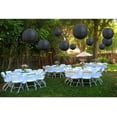 thumbnail image 5 of 10Pcs White Paper Lanterns Decorative Chinese/Japanese Hanging Round Paper Lanterns Lamp for Birthday, Wedding, Christmas, Bridal, Home Decor, Party Decoration(Size of 4”, 6”, 8”, 10”，12”), 5 of 6