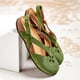 thumbnail image 5 of Sandalias casuales de verano con punta redonda de gamuza esmerilada planas con hebilla de color sólido Wmkox8yii  shjk3429, 5 of 7