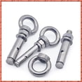 thumbnail image 4 of Expansion Screw Bolts, Anchor Bolt Hooks,Hollow Wall Anchors,304 Stainless Steel M6 M8 M10 M12 Lifting Ring Expansion Hook Screw Water Heater Expansion Bolt Swing Hook Hook(Dimensions:M12x80(2 PCS)) (, 4 of 5