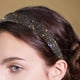 thumbnail image 5 of Glitter Rhinestones Diademas Accesorios para el cabello Diademas anchas Diademas de cristal de diamante Bejeweled para mujer Mujer , negro BLESIY Diademas de esponja, 5 of 7