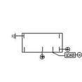 thumbnail image 3 of Sierra Marine Multi Purpose Switch RK40610B Marine Series; 12 Volt DC; 20 Amp; Rocker Switch; Rectangular; Blue Illuminated; Black; Single Pole Single Throw SPST, 3 of 3