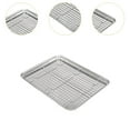 thumbnail image 6 of WeiLaiKeQi Baking Sheet with Rack Baking Pan for Family Gatherings Barbecue Restaurants 40.5cmx30.5cmx2.5cm, 6 of 9