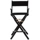 thumbnail image 3 of Silla Director's Home Casual Home con estructura negra/lona negra, 3 of 8