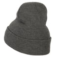 thumbnail image 2 of German Shepherd Embroidered Long Beanie - Dk Grey OSFM, 2 of 5