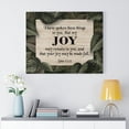 thumbnail image 7 of Scripture Walls John 15:11 Joy Scripture Bible Verse Canvas Christian Wall Art Ready to Hang Unframed, 7 of 7
