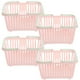thumbnail image 5 of 4 piezas de plástico Cestas cosméticas Cestas de plástico Canasta portátil Caneta de almacenamiento de papelería, 5 of 6