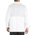thumbnail image 3 of Chef Code Cool Breeze Chef Coat with Long-Sleeves and Mesh Vent Inlay, White, XL, 3 of 6