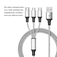 thumbnail image 4 of ZLight 3 in 1 USB Charging Cable for 6 7 8 X 11 Pro for for Silver 1.2m 1Set, 4 of 6