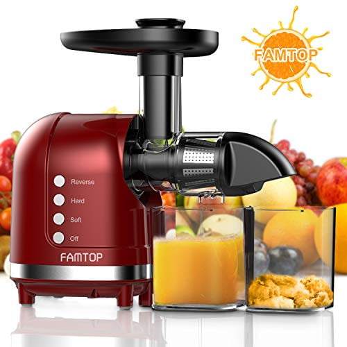 FAMTOP Slow Masticating Juicer Extractor with Reverse Function