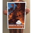 thumbnail image 4 of Apostle Islands National Lakeshore Travel Poster / Postcard WPA Style Wisconsin, 4 of 4