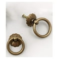 thumbnail image 6 of 6Pcs Brass Ring Pulls - Cabinet Knobs with Screws for Furniture Cabinet Drawer Dresser, 6 of 7