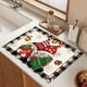 thumbnail image 1 of Snowflake Christmas Table Mats Set of 4, Holiday Dining Placemats for Kitchen Table Decor, Festive Winter Party Dinner Mat, Waterproof Heat Resistant Coasters for Home Decor and Gifts, 1 of 6