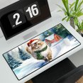 thumbnail image 3 of Hello Winter Ragdoll Frosty Morning Walk Welcome Snowy Christmas Desk Mat Full Keyboard Mouse Pad Cat Lover Kitten Owner Gifts Idea Large Mousepad - 02018, 3 of 5