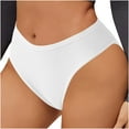 thumbnail image 1 of Srobpty Culottes Taille Basse Confortables pour Femmes, Culottes Côtelées pour Femmes, 1 of 4