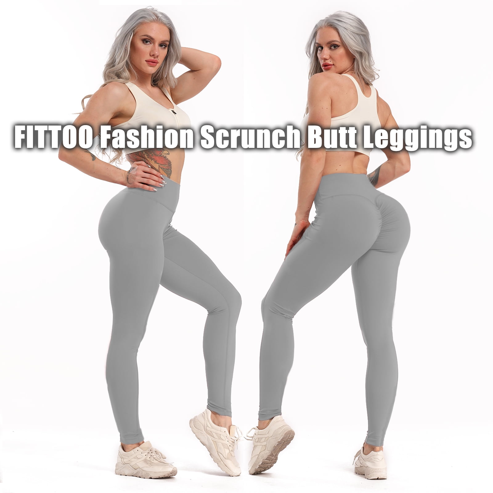 FITTOO Womens Butt Lift Ruched Yoga Pants Sport Pants Workout Leggings Sexy  High Waist Trousers Scrunch Butt Tight Online in Kuwait City , Kuwait
