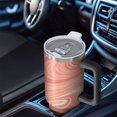 thumbnail image 6 of 40oz Tumbler with Handle and Straw, Vacuum Insulated Stainless Steel Travel Mug, Fits Car Cup Holder, Liquid & Marble Print, 6 of 6