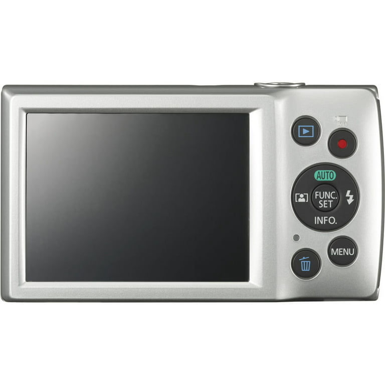 Canon IXY 200 /Elph 180 Digital Camera (Silver) + Extra Battery +
