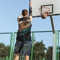 thumbnail image 5 of Naloa Realistic Colorful Chameleon Basketball Jersey Reversible Men's Mesh Athletic Sports Shirts Training Practice S-4XLX-Large, 5 of 6