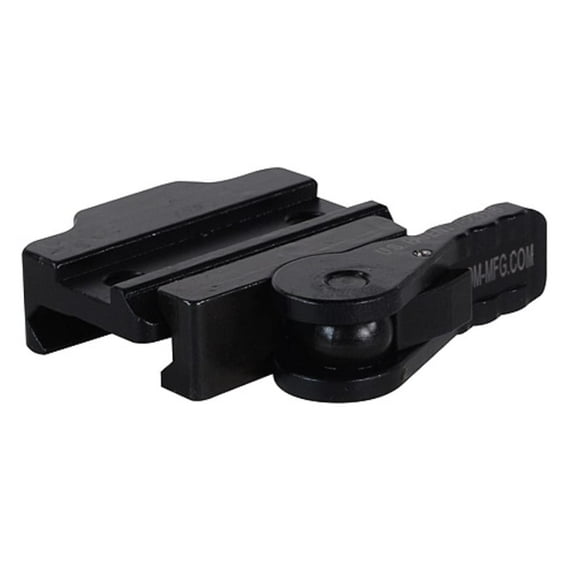 American Defense AD-170-S Riser with Quick-Release Picatinny Mount Aluminum Matte Black