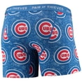 thumbnail image 3 of Men's Pair of Thieves Black/Royal Chicago Cubs Super Fit 2-Pack Boxer Briefs Set, 3 of 5