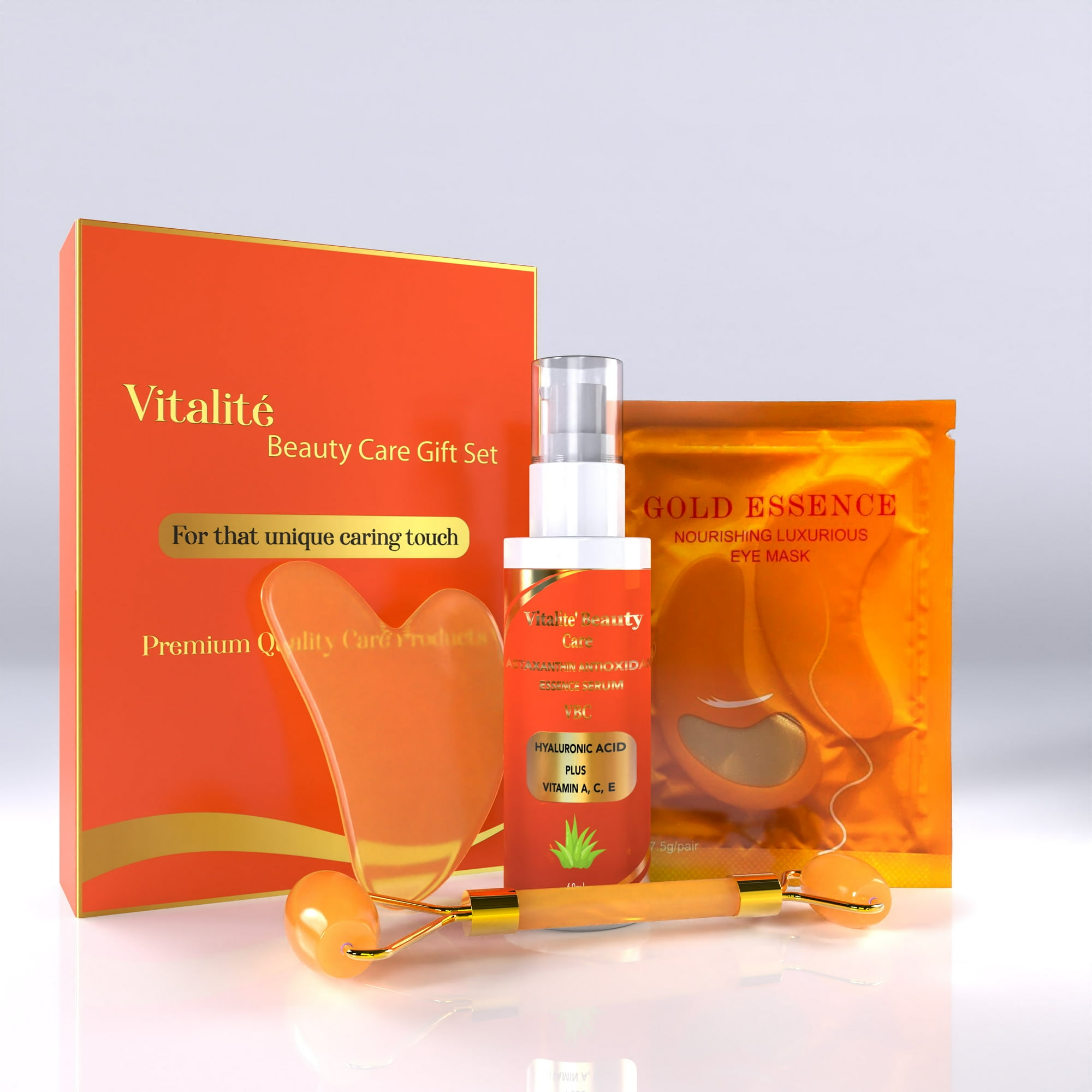 Astaxanthin Serum Cream Antioxidant Anti-aging Vitamin A, C, E Plus Hyaluronic Acid Sun UV Shield, Supports Renewal of Skin, Hydration, Firmness, Promotes Collagen