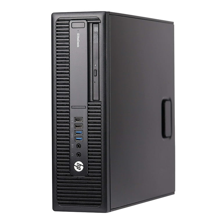 PC de bureau HP EliteDesk 800 G1 SFF reconditionné - i5 - 8Go - SSD 120Go +  1 To HDD - Windows 10 - Trade Discount