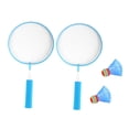 thumbnail image 4 of WEUVEB 4 Pcs Badminton Racket Assorted Color Durable Training Lightweight Set for Outdoor Sports, 4 of 8