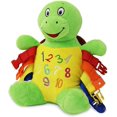 thumbnail image 1 of Juguetes de peluche con hebilla Bucky Turtle Montessori de 1 a 3 años, 1 of 6
