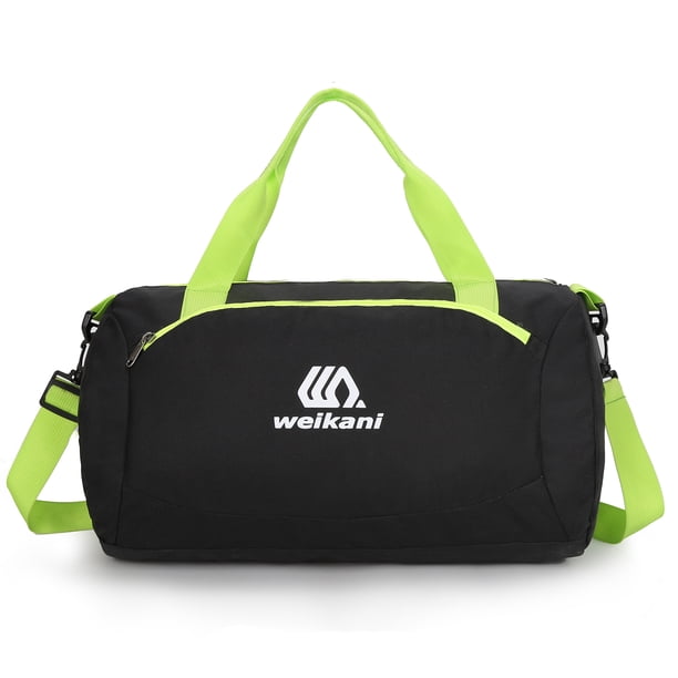 Bolsa del gimnasio Bolsa deportiva para gimnasio para mujeres y hombres, bolsa de lona de viaje con compartimentos húmedos