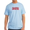 thumbnail image 1 of CafePress - A Social Worker Loves Me Light T Shirt - Light T-Shirt - CP, 1 of 1