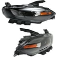 thumbnail image 1 of Headlight Set For 2013-16 Dart Sedan Left and Right Black Housing HID 2Pc, 1 of 9