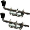 thumbnail image 1 of 2 uds 6in x 1/2in calidad vida resorte cargado puerta pestillo barril BoltStem Durable Zinc plateado sólido acero resistente para puerta trasera, 1 of 4