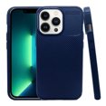 thumbnail image 1 of Atti Rugged Carbon iphone 13 Pro Azul Marino 1pz Mas Mica 9D Atti Funda de Silicon Uso Rudo, 1 of 8