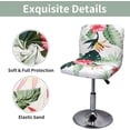 thumbnail image 4 of Housse de Tabouret Extensible, 2 Pcs Housse de Chaise Haute Imprimée pour Bar, 4 of 5