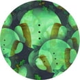 thumbnail image 1 of Ahgly Company Machine Washable Indoor Square Transitional Medium Forest Green Area Rugs, 3' Square, 1 of 7