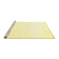 thumbnail image 2 of Ahgly Company Machine Washable Indoor Rectangle Solid Yellow Modern Area Rugs, 8' x 12', 2 of 4