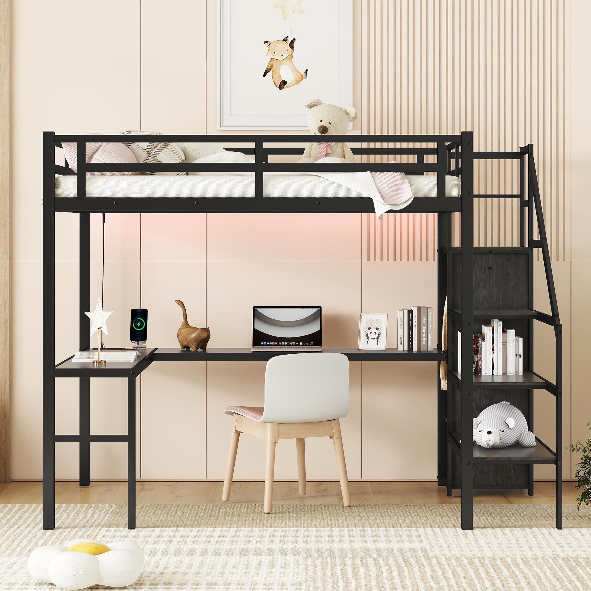 Twin xl loft bed walmart discount