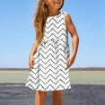 thumbnail image 2 of LUOGENLI Girls Dresses Size 6X Girls Fashion Cute Spring and Summer Printed Round Neck Sleeveless Casual Dress Girls Dresses Size 10-12 Formal Girls Dresses Size 7-8 Dressy 8-9, 2 of 5