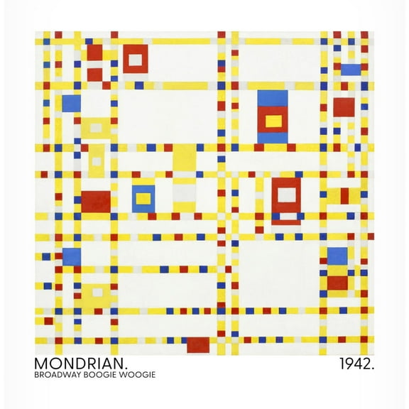 Trademark Fine Art Pictufy Broadway Boogie Woogie Canvas Wall Art