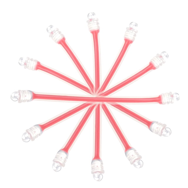 Uxcell Tennis Dampener, 8 Pack Silicone Vibration Racket Shock Absorber, Red
