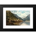 thumbnail image 2 of Josef Thoma 18x13 Black Modern Framed Museum Art Print Titled - Hallstatter See, 2 of 5