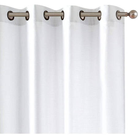 White Faux Silk Curtains For Bedroom Dupioni Light Reducing Window Curtain Living Room Satin Ds Privacy Treatments Grommet Top 84 Inch Long 2 Panels Canada White Faux Silk Curtains For Bedroom, What Is Faux Silk Curtains Made Of