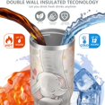 thumbnail image 4 of 1pc elephant 30oz Tumbler with Straw & Handle - Insulated Stainless Steel Cup | Holiday Gift for Man Women (Christmas, Valentine's, Birthday), 4 of 8