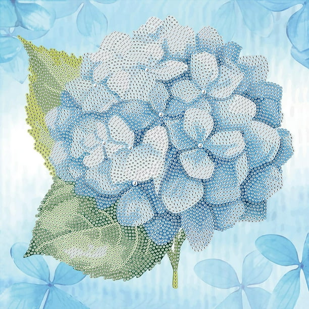 DIAMOND DOTZ® Blue Hydrangea Special Edition Diamond Painting Kit