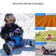 thumbnail image 2 of Esquí Para Niños Al Aire Libre, Diseño Simple Para Niños Sentados, Patinete De Esquí, Diseño De Arco Azul, Tabla De Esquí De Plástico Para Bebés Para Esquiar Eigraketly OD010466-00, 2 of 6