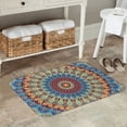 thumbnail image 5 of Kdxio Round Mandala,16" x 24", Non-Slip Front Door Mats,Outdoor Welcome Mat Washable, 5 of 9