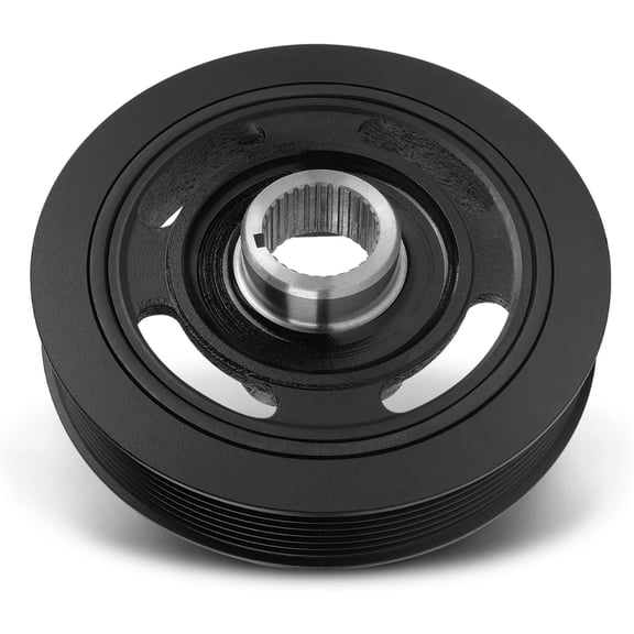 A-Premium Engine Harmonic Balancer Crankshaft Pulley Compatible with Honda | for Honda Accord 2006-2007, Element 2007-2011, L4 2.4L, Replace# 13810RAAA11, 13810RAAA12